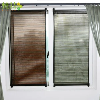 

Summer sunscreen roller blinds vertical curtain roll simple paste wall-mounted hollow breathable blackout curtains shades window