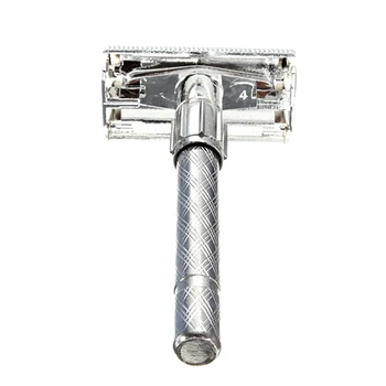 

Newly New Blade Silver Men Safety Manual Beard Shaver Double Edge Blade Hair Razor CTN88