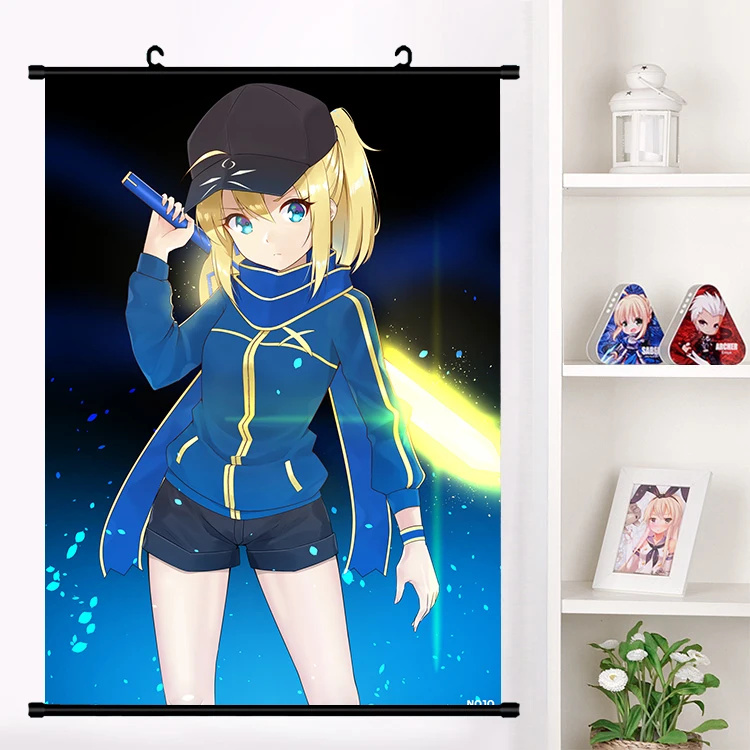 

Anime Fate/Grand Order Mysterious Heroine X Wall Scroll Mural Poster Cartoon Wall Hanging Poster Otaku Home Decor Collection Art