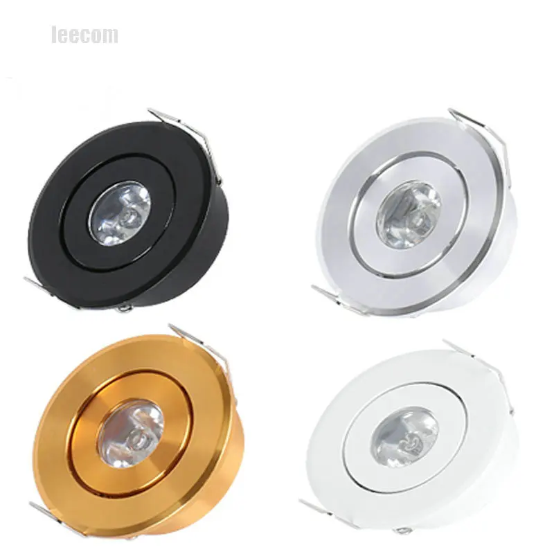 Led Spot: 10 шт./лот 52 мм светильник вниз, ac95-265v,/светильник ing, с высокой яркостью