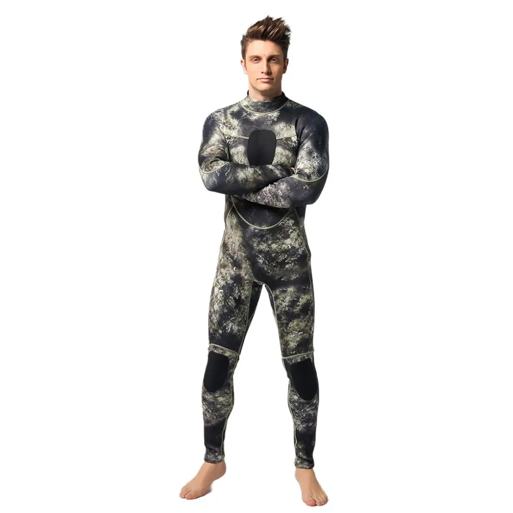 

1.5mm Camouflage Wetsuit Neoprene Men's Wetsuit Male Cold and Warm Swimsuit Swimming Wading Swimsuit Cn(origin)