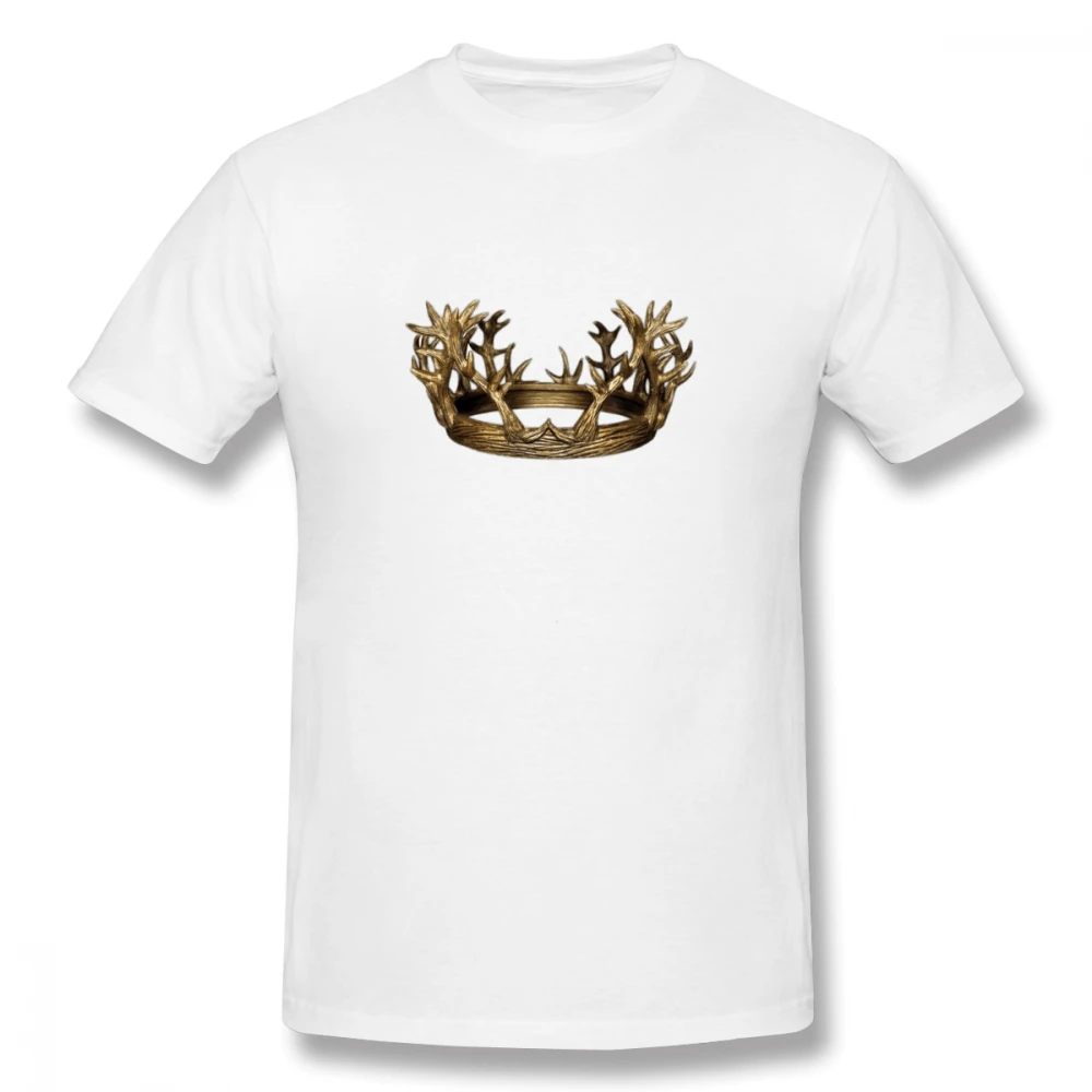 

Game Of Thrones Renly Baratheon Crown t shirt men Casual Fashion Men's Basic Short Sleeve T-Shirt boy girl t-shirt top tees