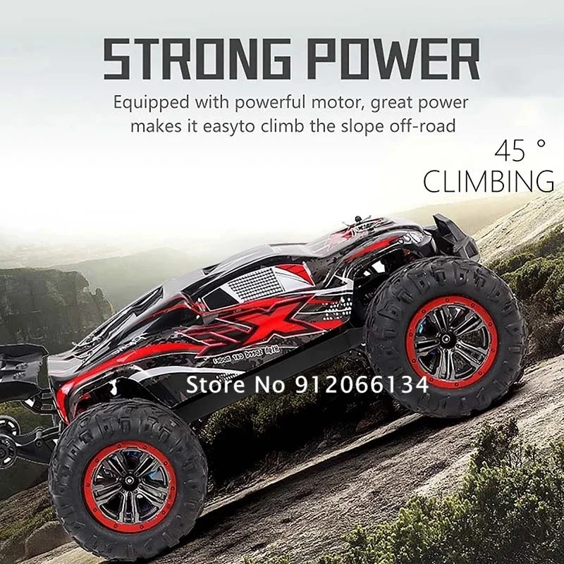 1:10 80KM 4WD Brushless Alloy Off-Road Remote Control Truck Car 45° Climbing Shock Absorption High Speed Drift Racing RC Car Toy 3