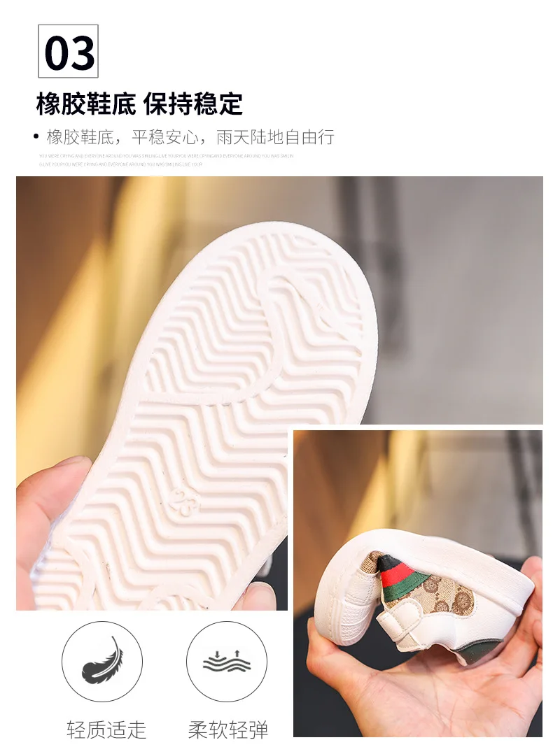 New Fashion Brand Sports Shoes Board Four Seasons Rubber Sole Shallow Mouth Cover Foot Velcro Casual White Age Range Item Type