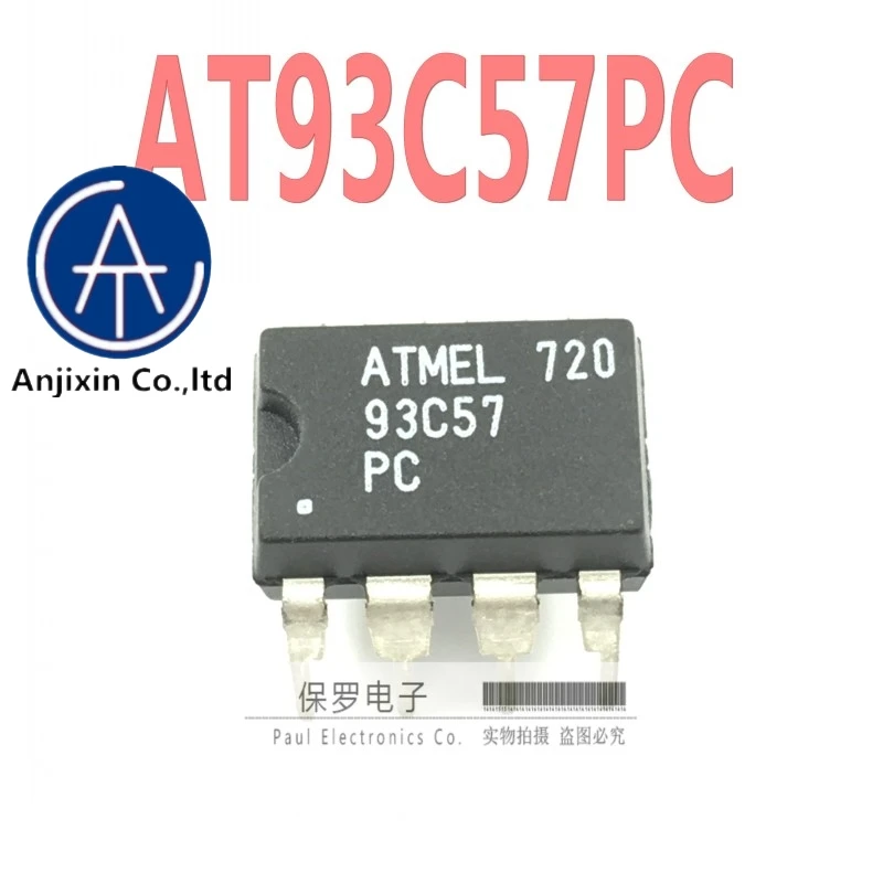 

10 шт., 100% оригинальная новая память AT93C57PC 93C57PC 93C57 DIP-8
