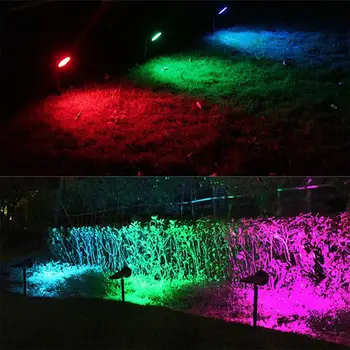 

Solar Power Fence Light Spotlight Landscape Lights Garden Home Outdoor Security Lamp Energy Saving Durable Eco-Friendly