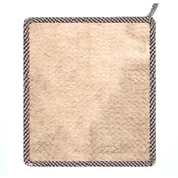

Hangable coral velvet absorbent wipes dish cloths towels kitchen towels lint-free cleaning cloths 1pcs