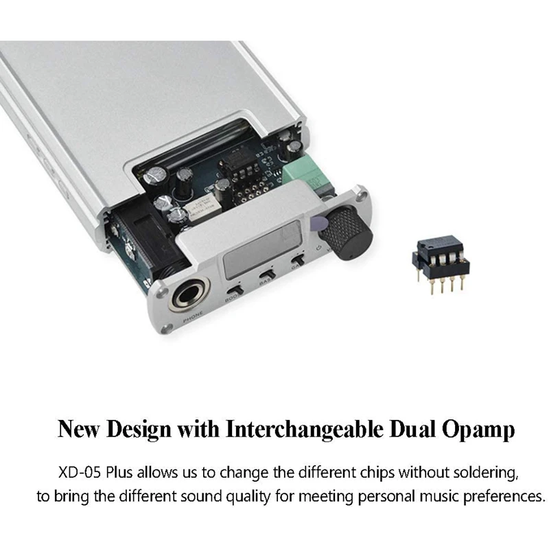 XDuoo XD 05 Plus Portable o DAC Amplifier Headphone AMP Dual Interchangeable Op Amp 32Bit 384 KHz HiFi Portable DSD