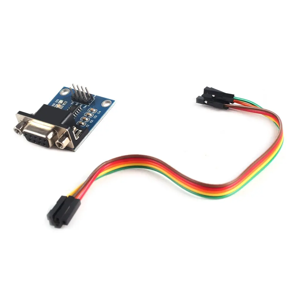 MAX3232 RS232 к ttl последовательный порт конвертер Модуль DB9 разъем MAX232 Diy Kit электронный