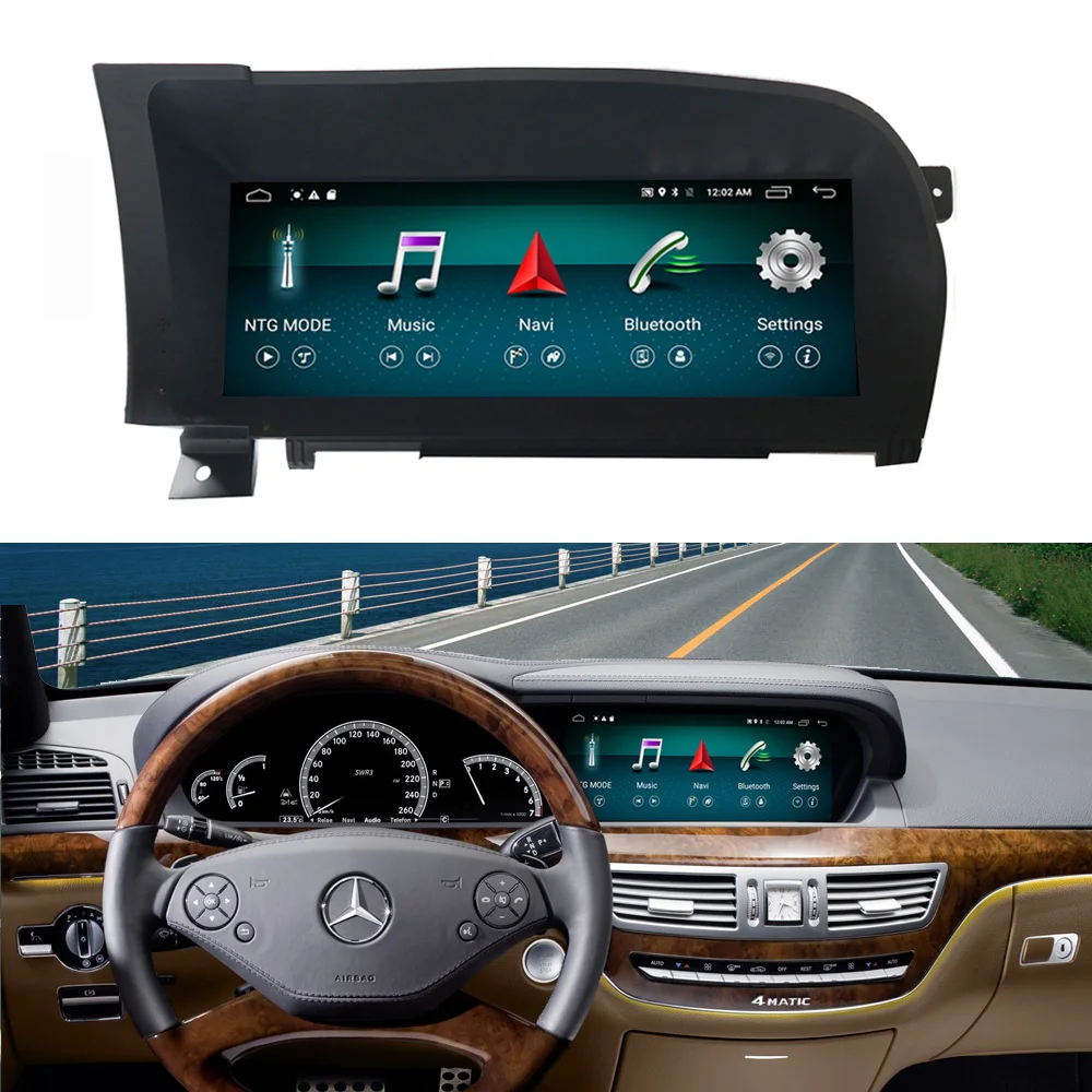 10,25 "Android 2 + 32 г автомобиля радио gps навигации Bluetooth автомагнитол Дисплей для Mercedes Benz W221 2006 -2013 S250 S600 S63 SG5 AMG