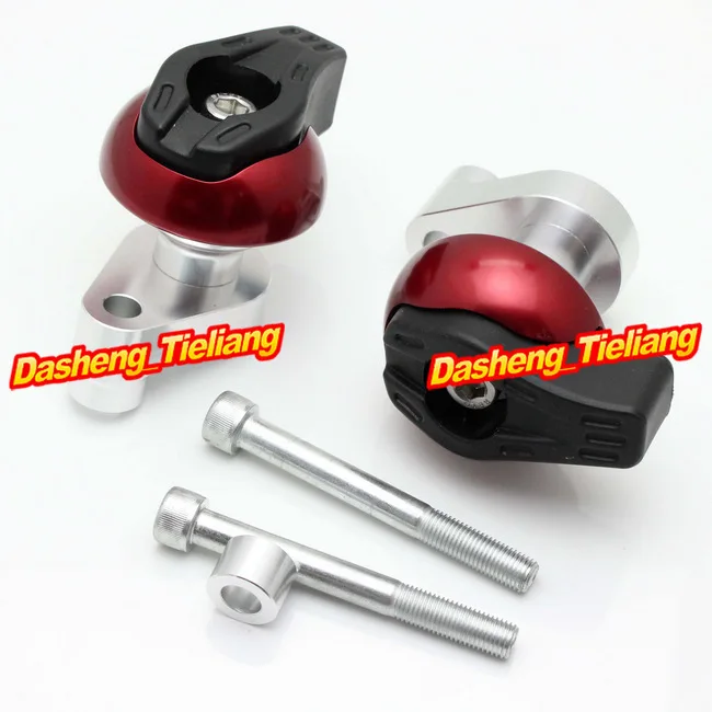 

For yamaha YZF R6 2008 2009 2010 2011 2012 Frame Sliders Crash Pads Protector, Motorcycle Spare Parts Accessories, Red Color