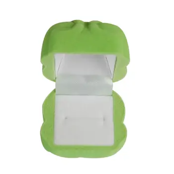 

Mini Frog Shaped Cartoon Jewelry Box Creative Elegant Gifts Rings Container