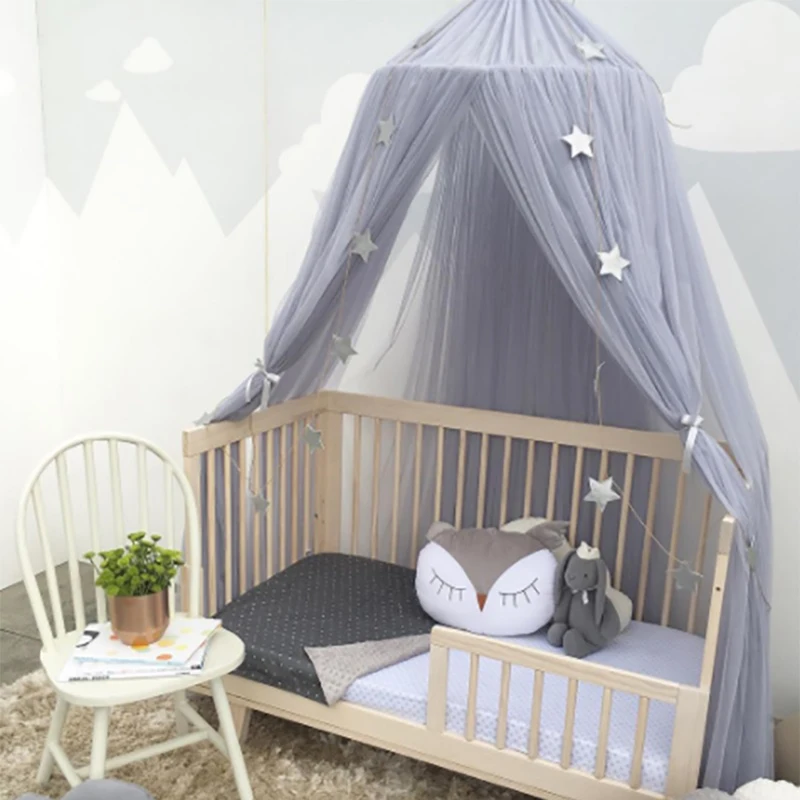 Hanging Mosquito Net Newborn Tent Canopy Children Bedding Round Mosquito Net For Baby Room Decor
