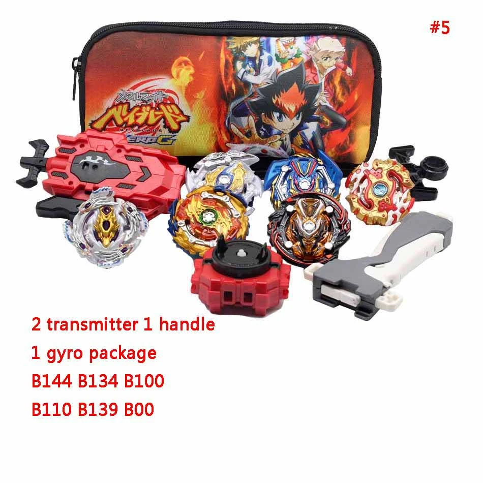 

New Beyblade B-144 B-145 B139 B140 Beyblade blasting portable Beyblade top rotating toy rotating metal explosion-proof bag