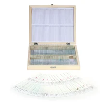 KKmoon 100 шт./компл. слайды подготовленные для микроскопа животные, растения насекомые ткани образцы шлепанцы без задника с открытыми пальцами для биологического образования