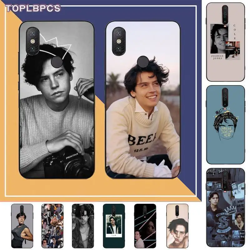 TOPLBPCS Американский ТВ ривердейл серии Cole Sprouse мягкий черный чехол для телефона RedMi