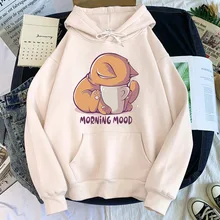 2021 New Sweatshirt Women Fashion Clothes Autumn and Winter Plus Size 3XL Cartoon Loose Plus Fleece Hooded Sweater Coat Hoodie