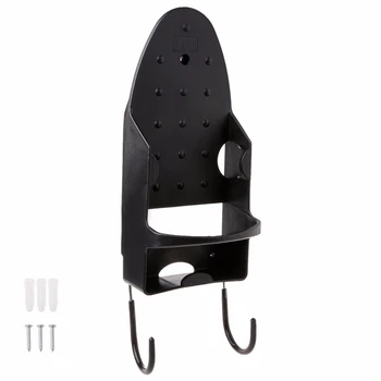 

NEW-Wall Mounted Electric Rest Stand Heat-Resistant Rack Hanging Ironing Board Holder Home Dryer Accessories Black