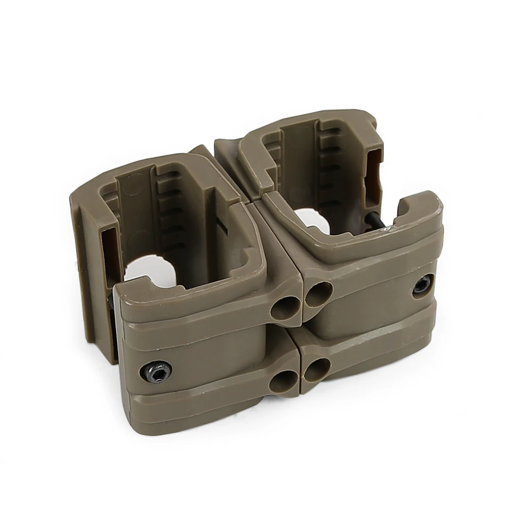 Tactical Gun Rifle Dual Magazine Coupler for MP7 Clip Connector Airsoft Military Mag Clamp Parallel Link Speed Loader