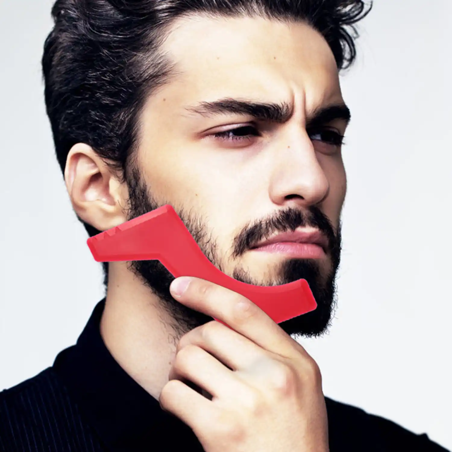 4pcs Hair Cutting Kit Beard Template Hairline Stencil Guide For Men Hairline Neckline Beard Grooming Styling Tools Salon Hair Styling Accessories Aliexpress