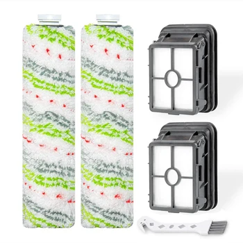 

5Pcs Brush Roller & Vacuum Filters Replacement Parts for Bissell CrossWave Cordless Max 2554A,2590,2593 and 2596