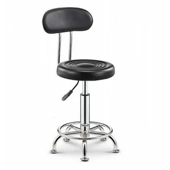 

Bar Chair Lift Swivel Back Manicure Stool Household Fashion Creative Beauty Round