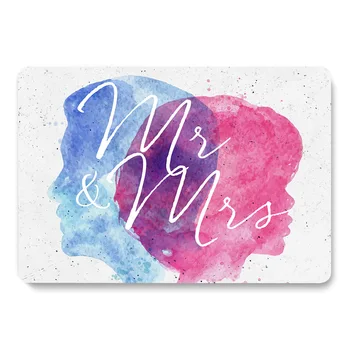 

Lovers Pattern Laptop Case For MacBook Retina Air 11 12 13.3 New Pro 15.4 16 inch Cover shell