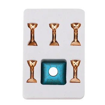 

Nail Practice Base Stand Turquoise Base Strong Magnetic Crack Stone Practice Nail Plate Nail Display Stand Nail Tip Holder Nail