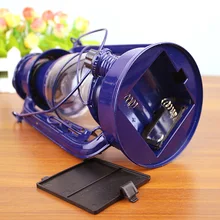 Ретро винтажный ручной фонарь, регулируемый светильник, уличный кемпинговый тент, светильник с двумя батареями, светодиодный аварийный светильник