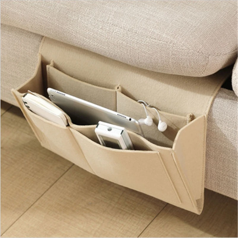 Organizador de reposabrazos para sofá doméstico, bolsa de almacenamiento  multifuncional, soporte de Control remoto, sillón para teléfono móvil, gris  Soledad Organizador de reposabrazos de sofá