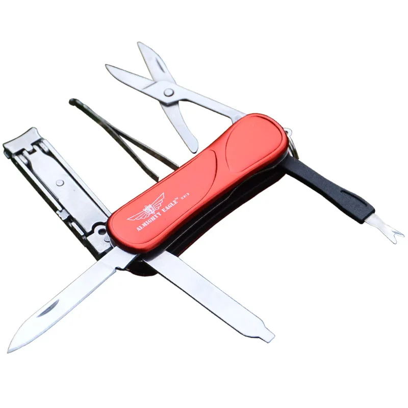 ALMIGHTY EAGLE Multifunction Tools Nail clippers Knife with EDC Scissors Blade Mini Clipper