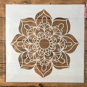 

30*30cm Large Mandala Flower DIY Layering Stencils Wall Painting Scrapbook Coloring Embossing Album Decorative Template