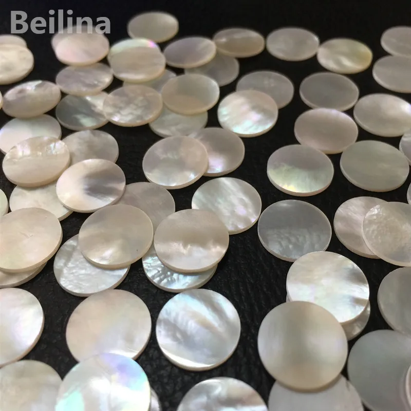 

1lot(50pcs) 12mm white Natural mother of pearl shell for musical instrument accessories and home crafts decoration materials
