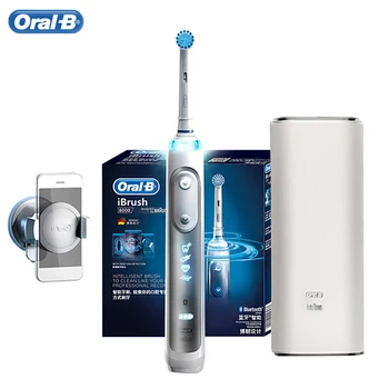 

Oral B Ibrush8000 Electirc Toothbrush Bluetooth APP Oral Care Management Smart Pressure Sensor Oralb Ultrasonic Tooth Brush 3C