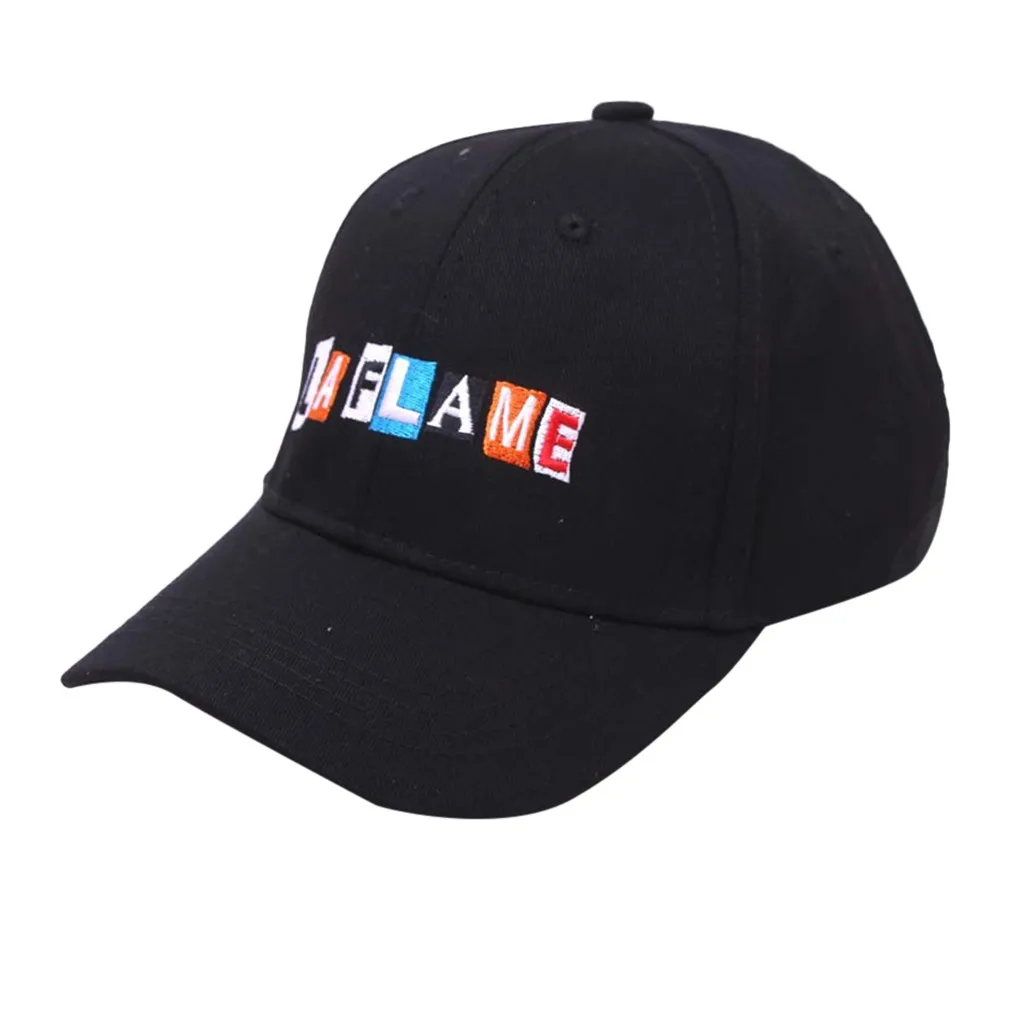 LAFLAME, бейсбольная кепка с буквенным принтом, женская, мужская, с вышивкой, Повседневная Кепка, черная, регулируемая, хип-хоп, бейсбольная кепка для мальчиков и девочек