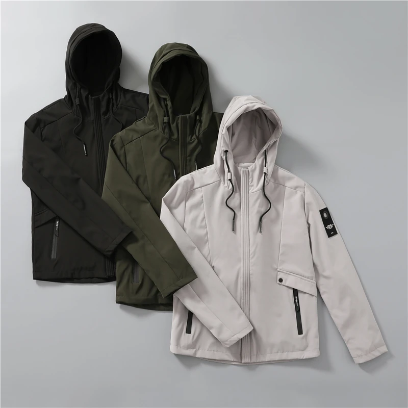 Большие размеры, M-4XL, куртки, мужские лоскутные тренчи, длинные рукава, на молнии, мужские s пальто, однотонные карманы, Топ 2019, мужская