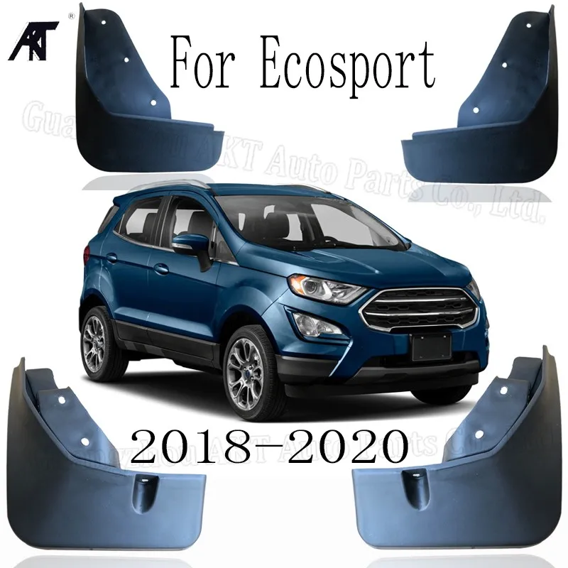 Mud Flaps Kit for 2018 2019 2020 Ford EcoSport Mud Splash Guard Front and Rear 4-PC Set by TOPGRIL 