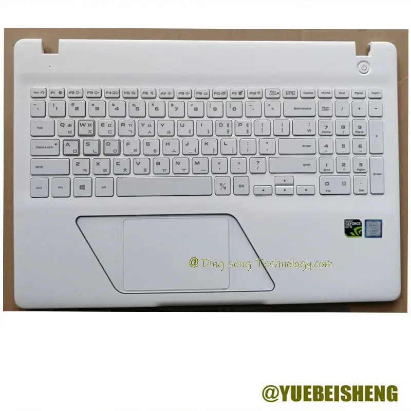 

Новинка/орг для Samsung NP800G5 NP800G5M 800G5H Palmrest KR Корейская клавиатура Верхняя Крышка корпуса сенсорная панель, белый