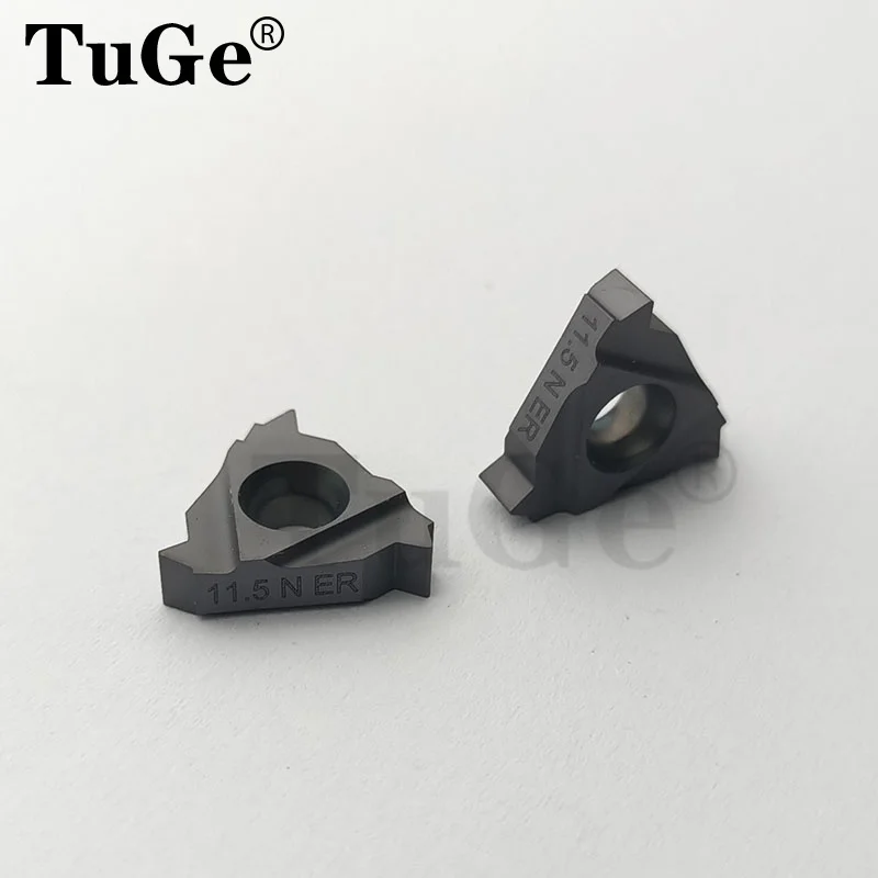 

LS TOOLS Lathe Thread Turning Tools Carbide Inserts 16ER 16IR 11.5NPT 8NPT 14NPT Inserts Blade 60 Degree