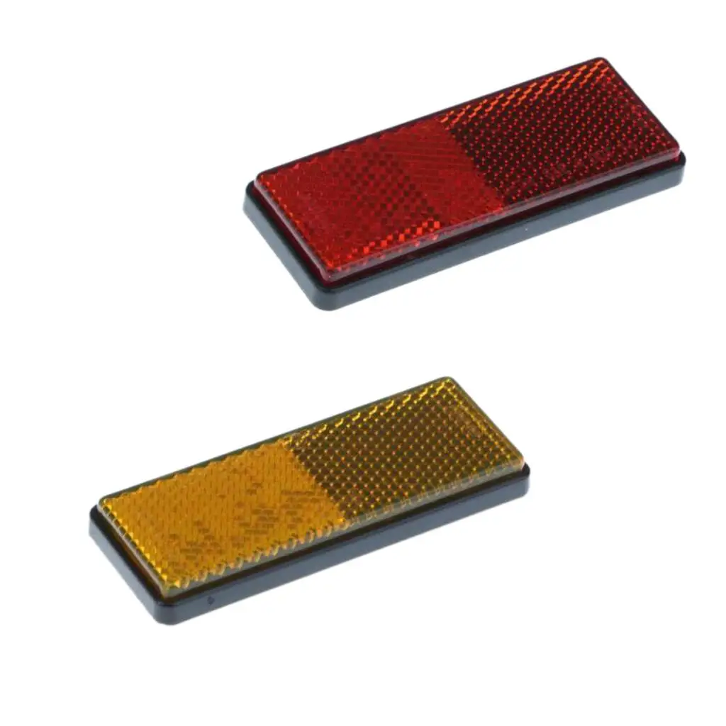 2 Pieces Universal Car Talier Motorcycle Reflector Light Reflective Strip