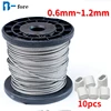 100M 304 stainless steel wire rope alambre cable softer fishing lifting cable 7X7 Structure 0.6mm diameter ► Photo 1/6