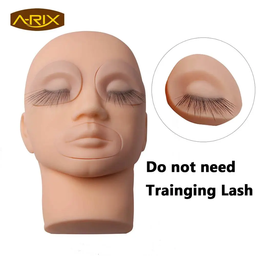 

A-RIX Mannequin Head With Eyelash Don't Need Training Lash For Eyelash Extension