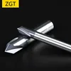 ZGT Chamfering Milling Cutter 60 90 120 Degree Coated 3 Flute Chamfer End Mill Carbide CNC Tungsten Steel Milling Cutter Endmill ► Photo 3/6