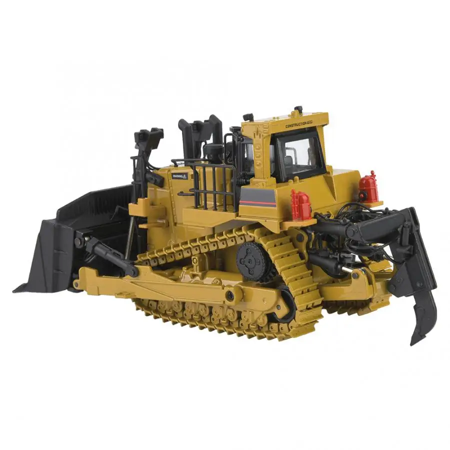 HUINA 1700 1/50 Масштаб литье металла бульдозер инженерный грузовик модели инженерное сооружение автомобиль игрушка