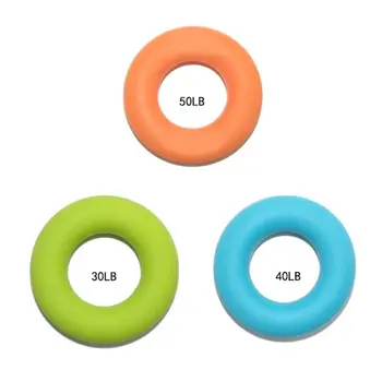 

1PC Professional Silicone Hand Grip Ring Finger Strength Exerciser Soft And durable Grips 30-50LB New Arrival