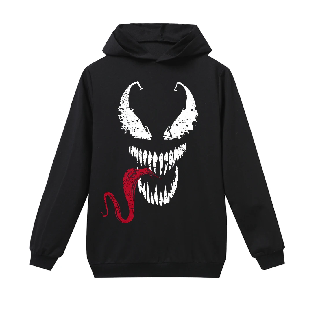 Venom/толстовки с капюшоном для мальчиков; забавные детские свитшоты; коллекция года; сезон осень; свитер для малышей; детская одежда; топ с длинными рукавами; Цвет белый; для детей