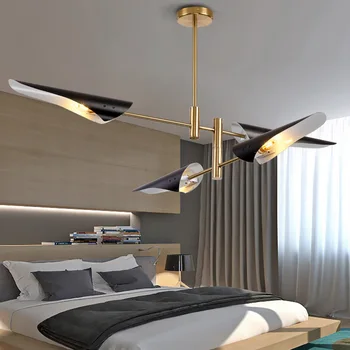 

Modern LED branch chandelier personality creative adjustable angle living room dining room bar ceiling black / white chandelier