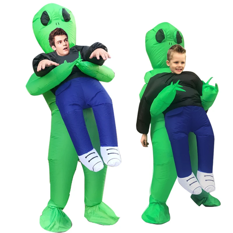 

Aliens Inflatable Costume Scary Monster Cosplay Costume Halloween Party Festival Stage Pick Me Up Children's clothing or Adult