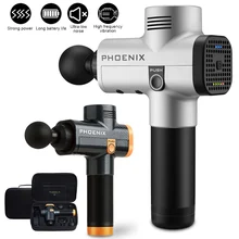 Новейший массажный пистолет Phoenix A2 перезаряжаемый Массажер для глубоких тканей портативное терапевтическое массажное устройство Расслабление тела облегчение боли