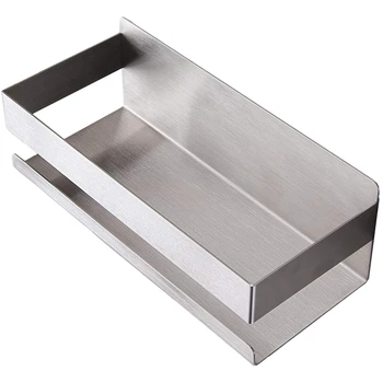 

Self Adhesive Shower Shelf - Bathroom Shelf Stick on Wall Shower Caddy Stainless Steel